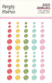 Pink Lemonade Glossy Enamel Dots