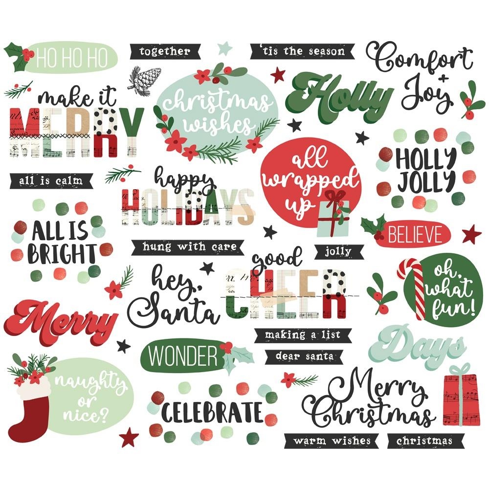 All Wrapped Up Bits & Pieces Die-Cuts Sentiment