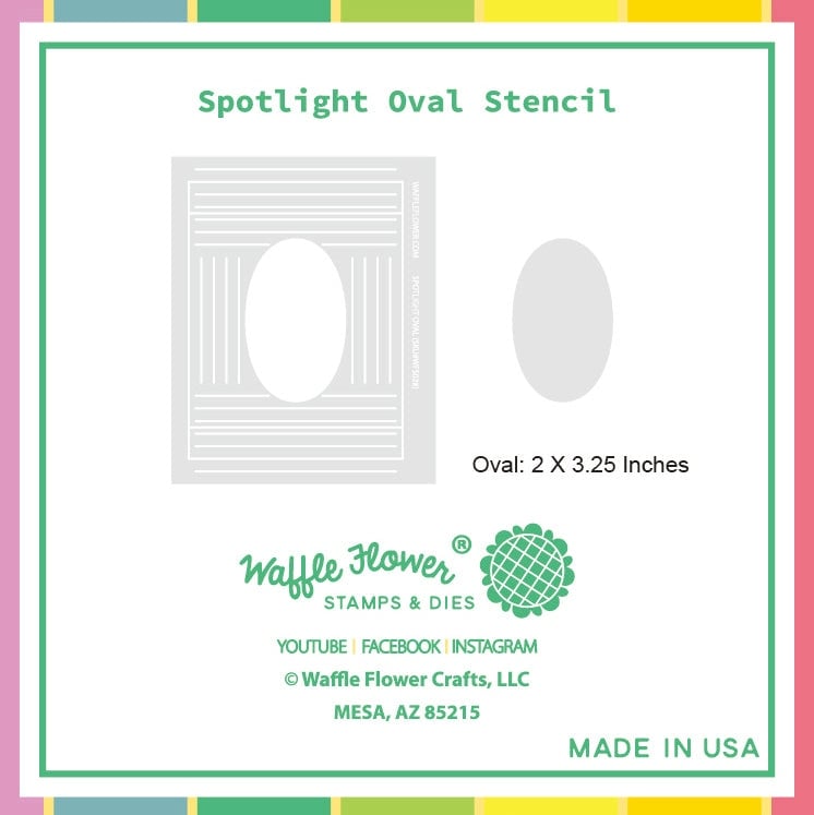 Spotlight Oval Stencil