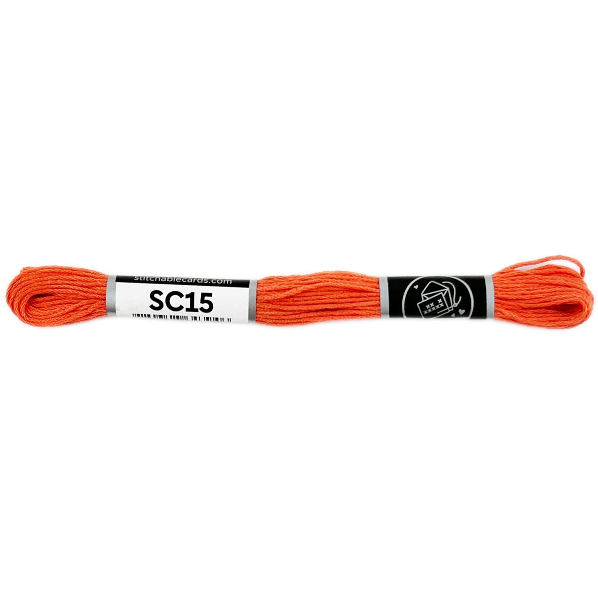 SC15 Embroidery Floss - Peachy Orange 5/pk