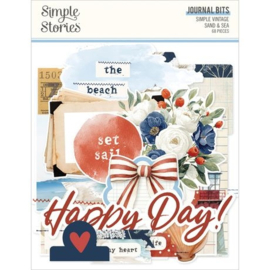 Vintage Sand & Sea Journal Bits & Pieces Die Cuts