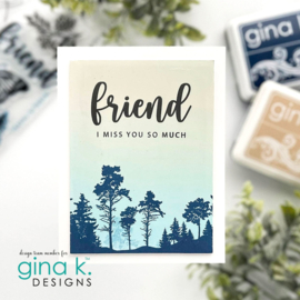Friendly Silhouettes Stamps
