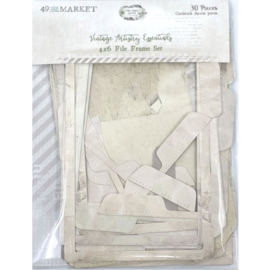 Vintage Artistry Essentials File Frame Set 4"X6"