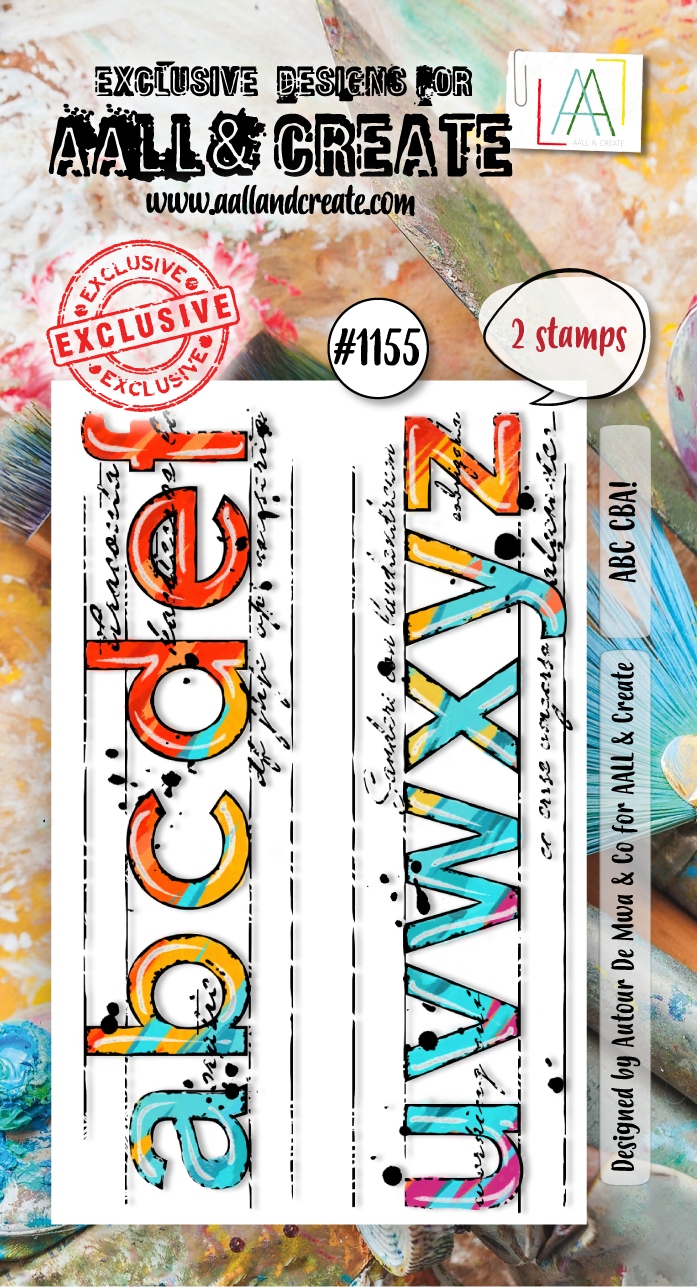 #1155 ABC CBA! A8 Stamp Set