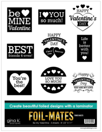 Be My Valentine Foil-Mates Toner Sheets