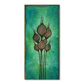 LAV378 Fairy Thistles Stamp