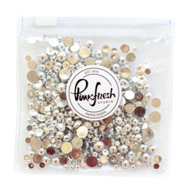 Jewel Metallic Pearls Essentials Silver