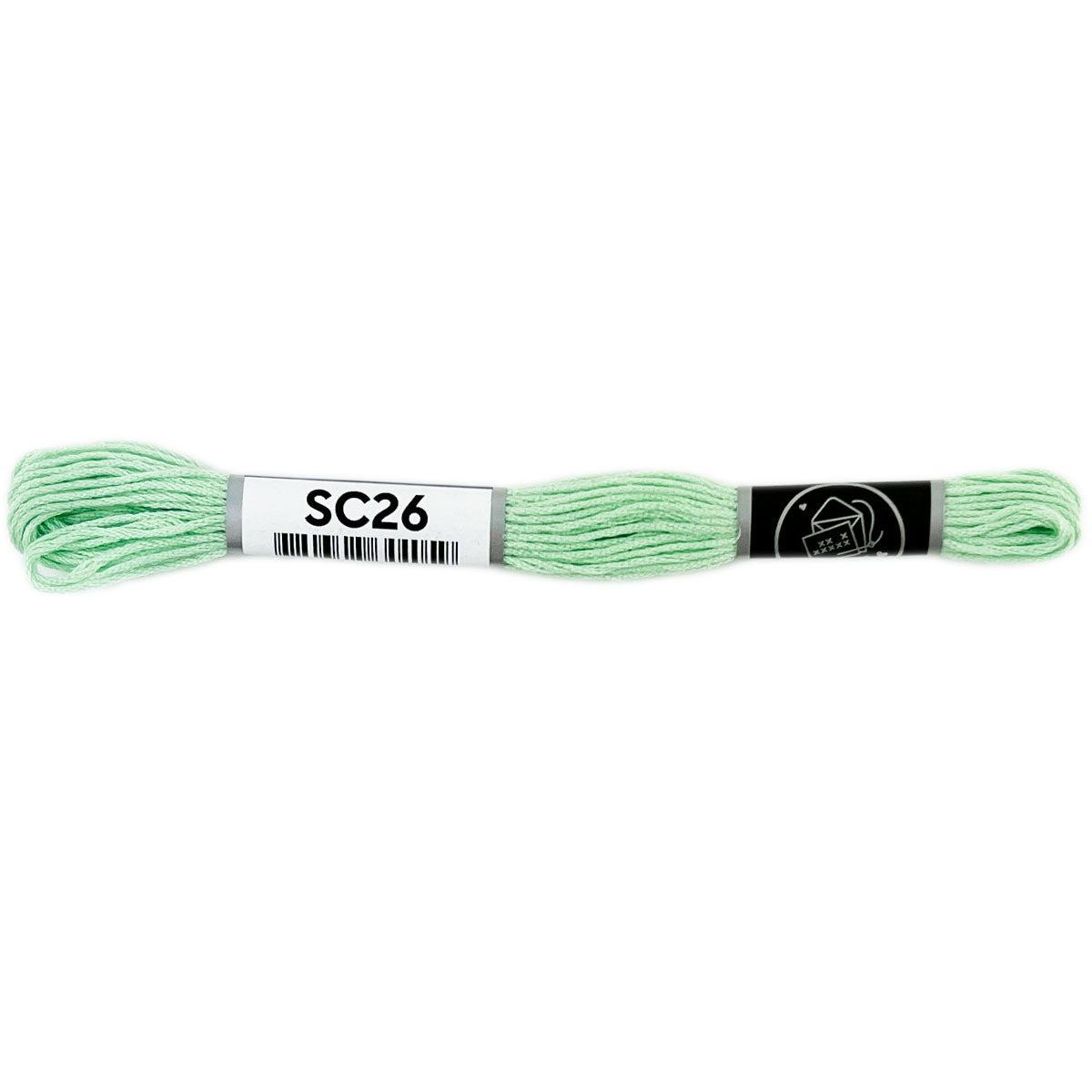 SC26 Embroidery Floss - Light Emerald Green 5/pk
