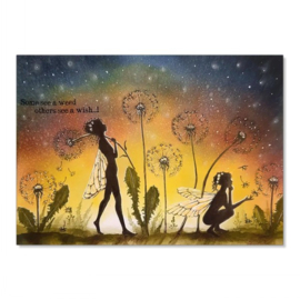 LAV747 Tall Dandelion Stamp