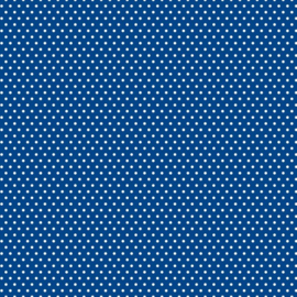 Patterned single-sided d.blue sm.dot