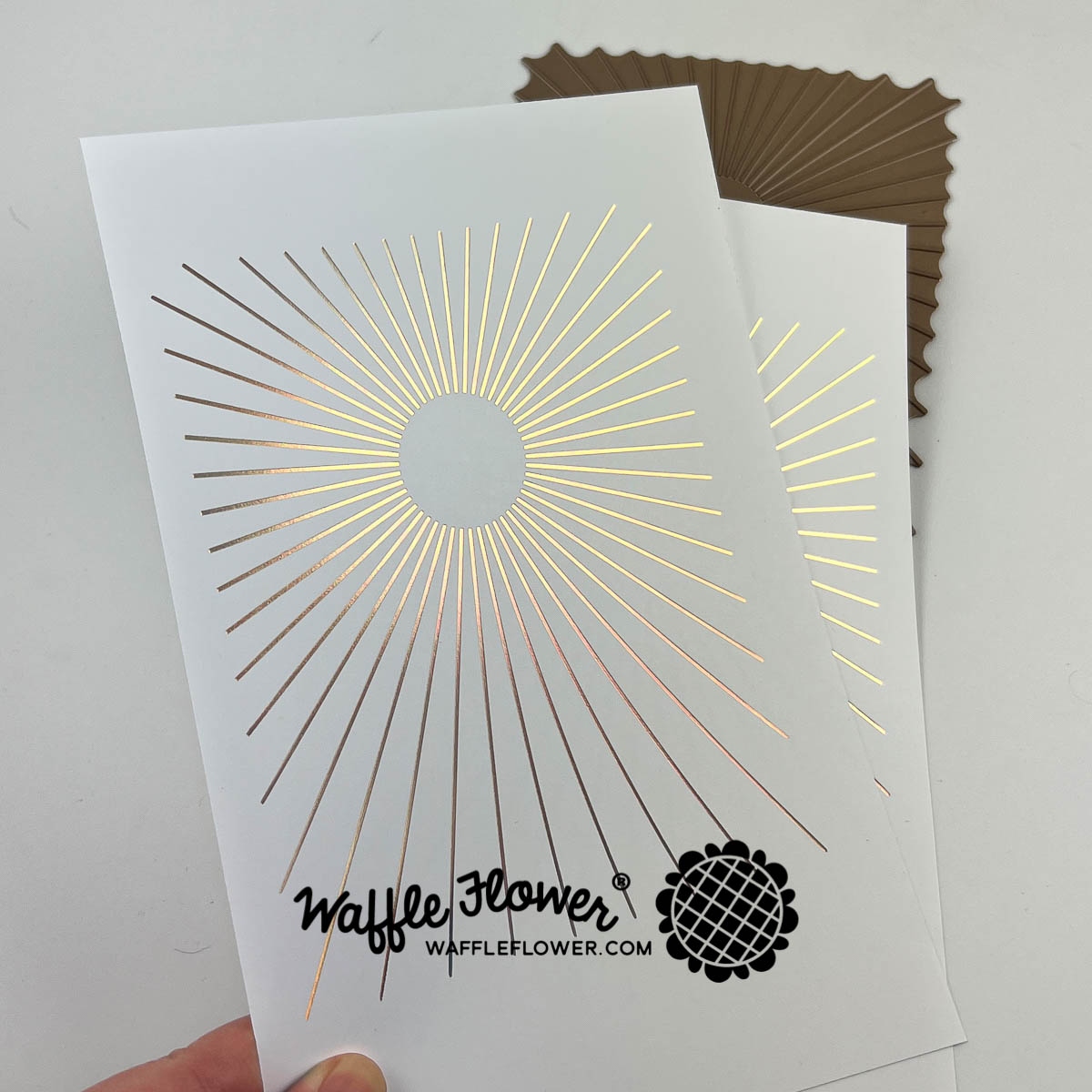 Sunburst Foil Plate