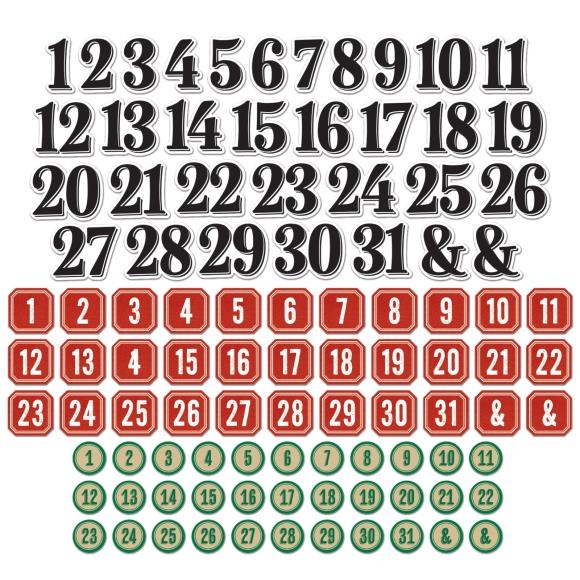 Mistletoe And Memories Bits Chipboard Set