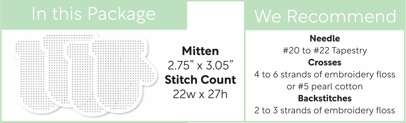 Perforated Mitten Shapes
