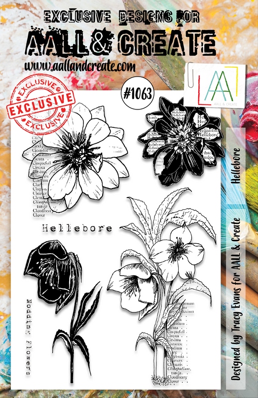 #1063 Hellebore A5 Stamp Set