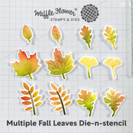 Fall Leaves Multiple Die-n-stencil