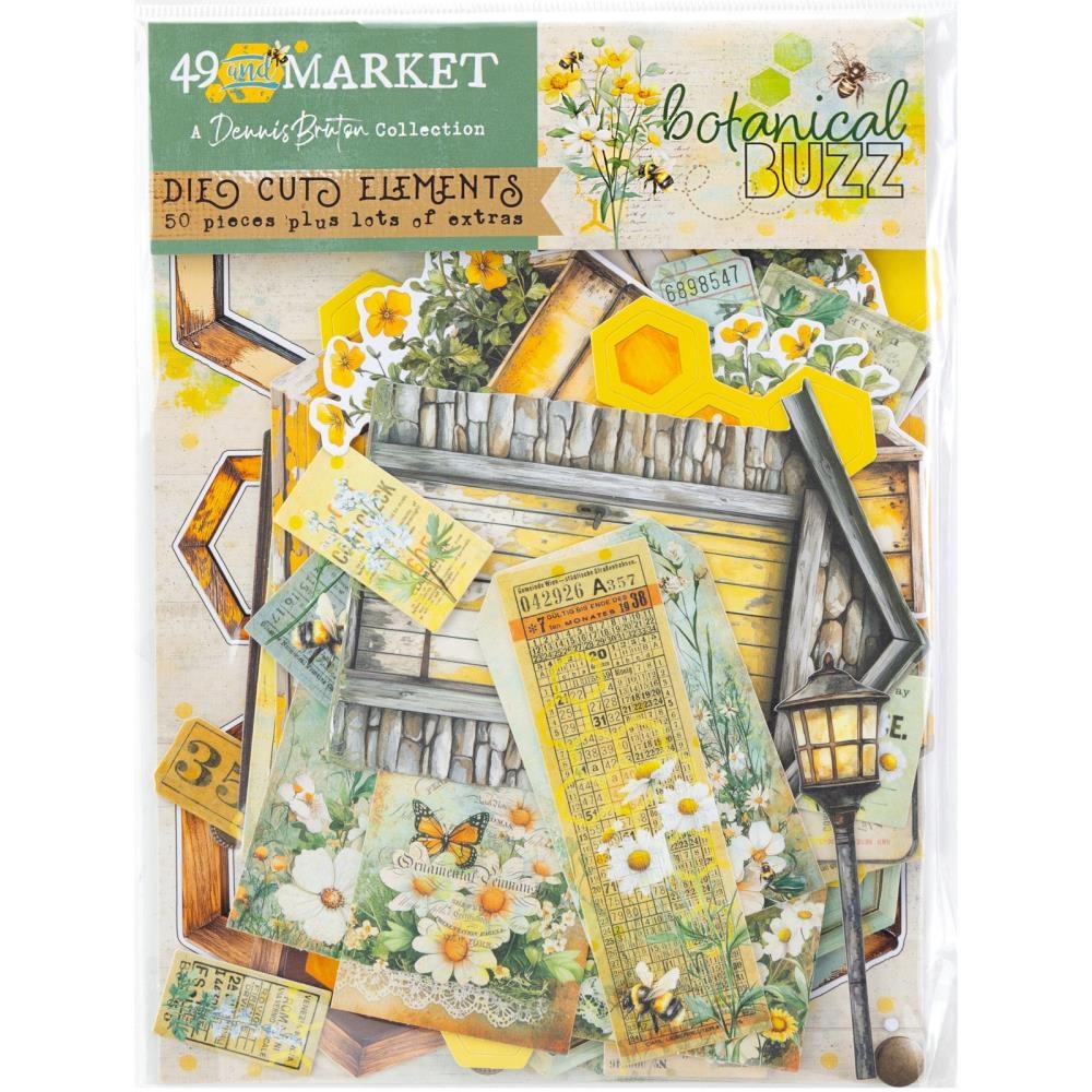 Botanical Buzz Die-Cuts Elements