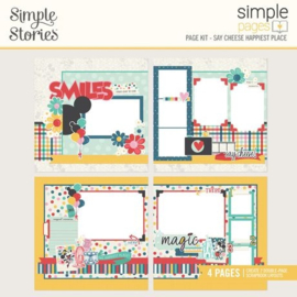 Say Cheese Happiest Place Simple Pages Page Kit
