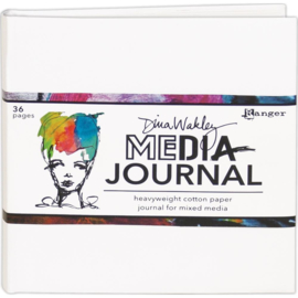 Dina Wakley Media White Journal 6"X6"