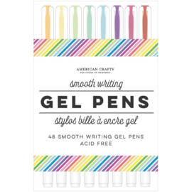 Rainbow strip Gel pens Tube
