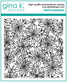 Poinsettia Background Stamps