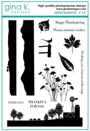 Harvest Silhouettes Stamps