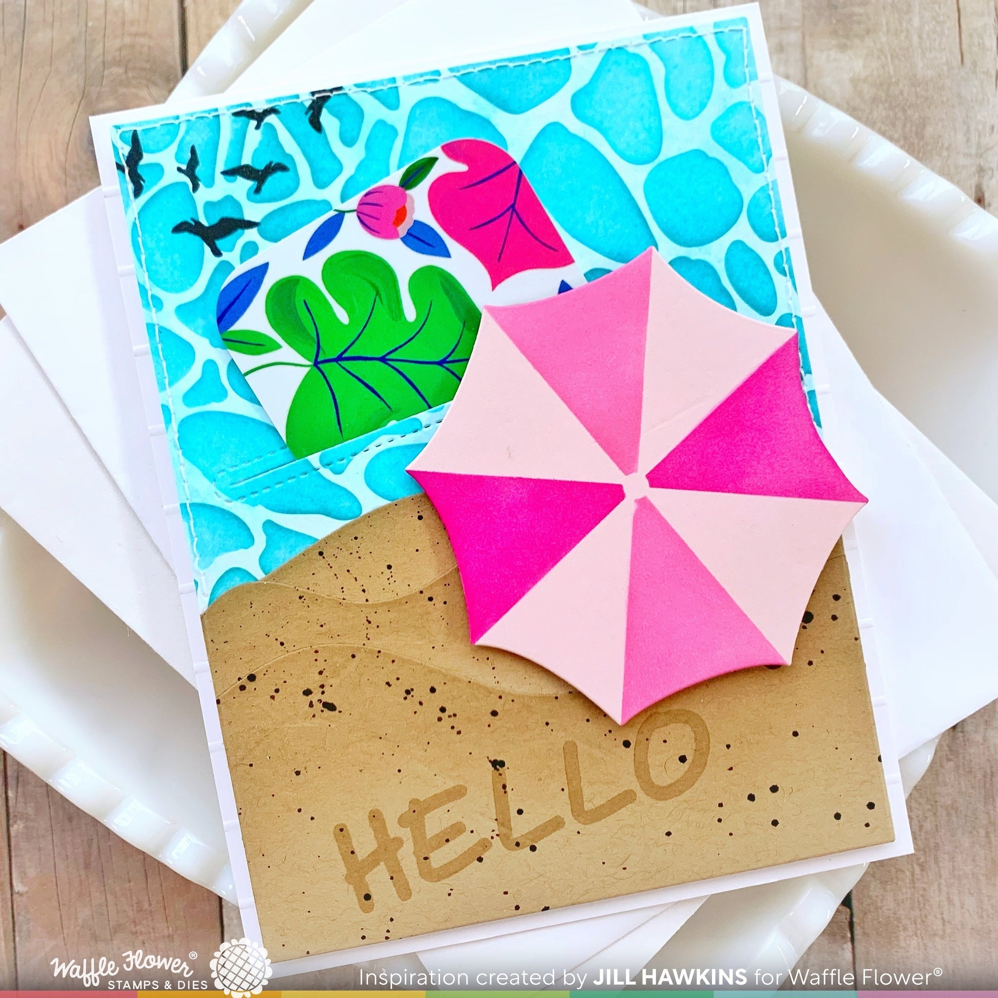 Postage Collage Beach Days Stamp Set