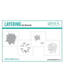 Perfect Poinsettia Stencil