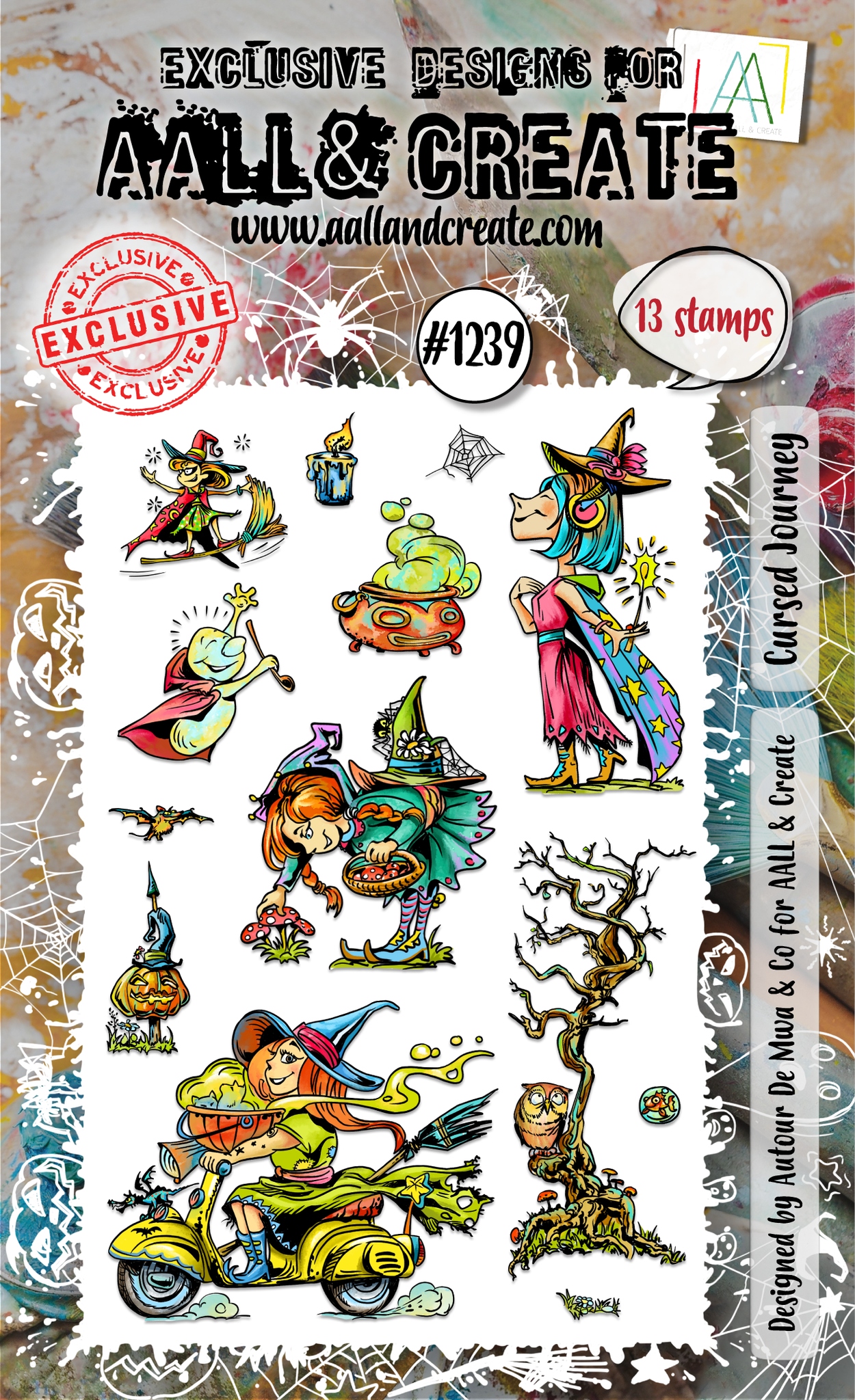 #1239 Cursed Journey A6 Stamp Set