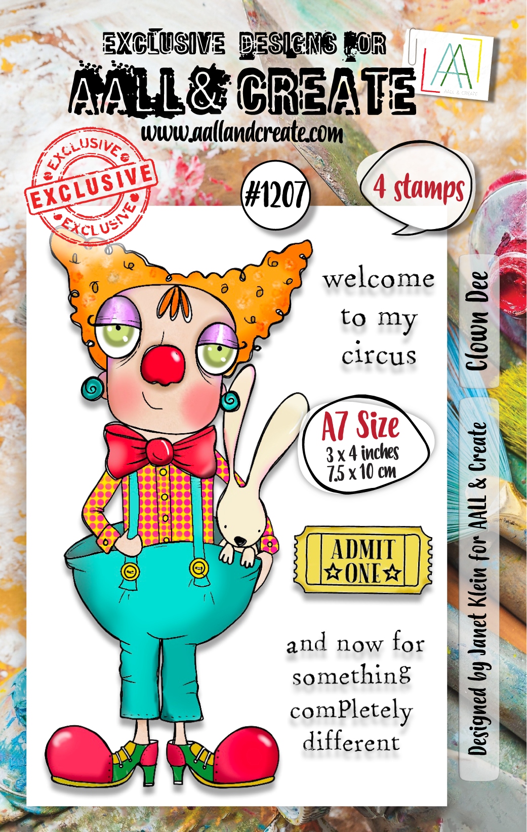 #1207 Clown Dee A7 Stamp Set