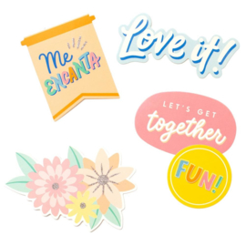 Buenos Dias Ephemera Cardstock Die-Cuts Icon & Title