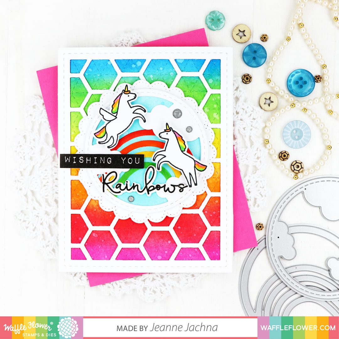 Quilt Hexagon Panel Die
