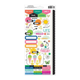 Bold And Bright Cardstock Stickers