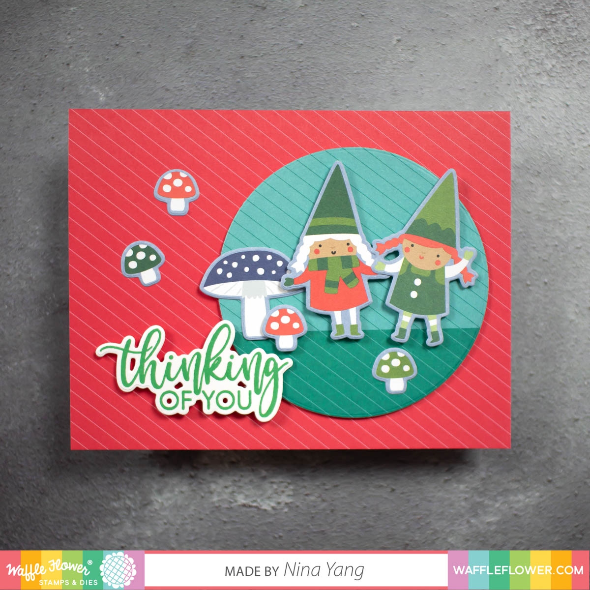 Christmas Paper Pad Half-Half Lines