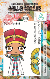 #0708 Nefertiti A7 Clear Stamp Set