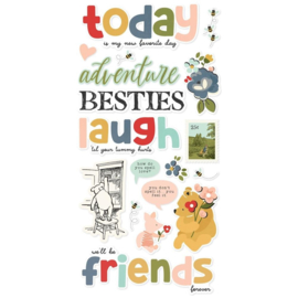 Say Cheese Classic Pooh Foam Stickers