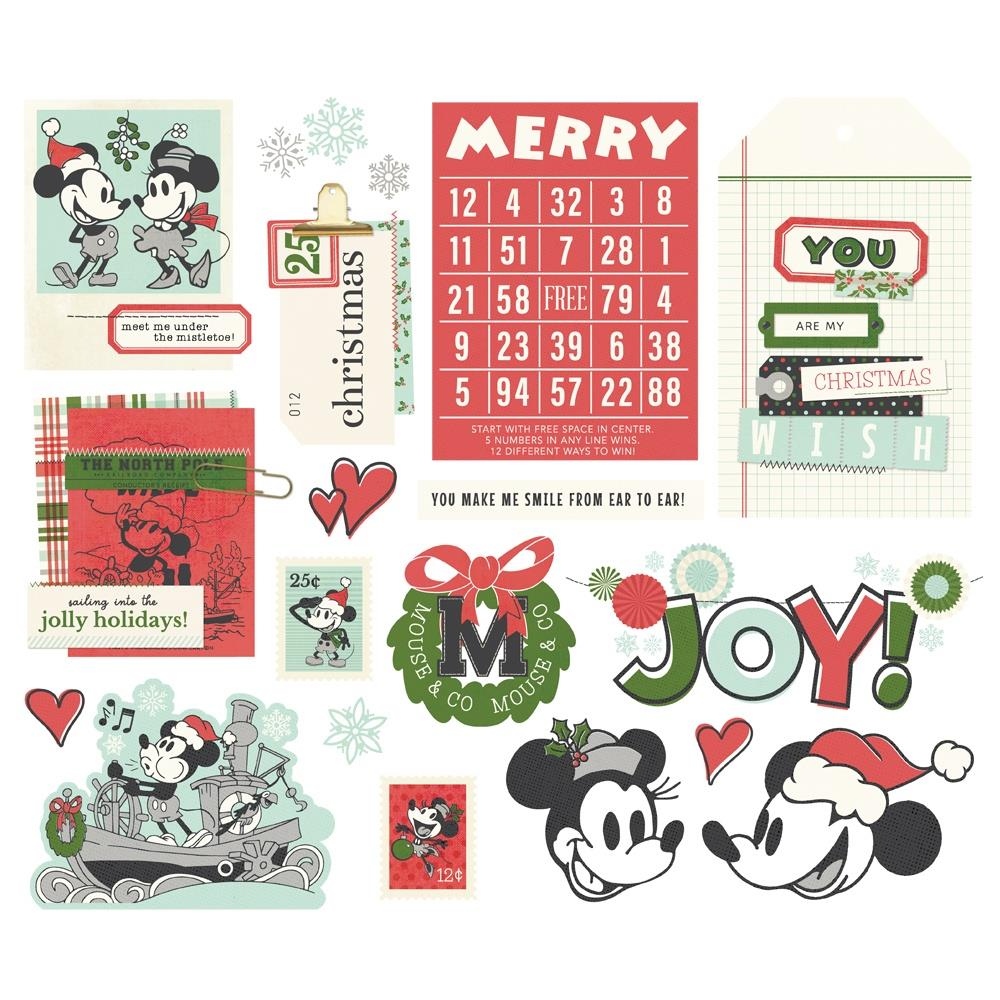 Say Cheese Classic Mouse Christmas Bits & Pieces Die-Cuts Big