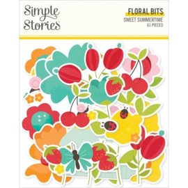 Sweet Summertime Floral Bits & Pieces Die Cuts