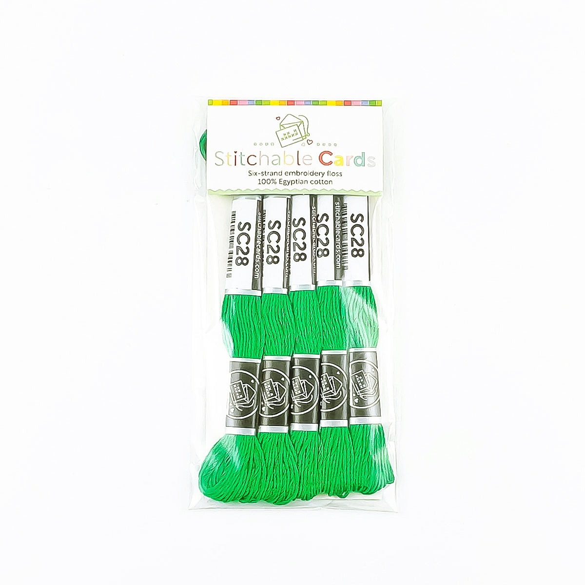 SC28 Embroidery Floss - Dark Emerald Green 5/pk