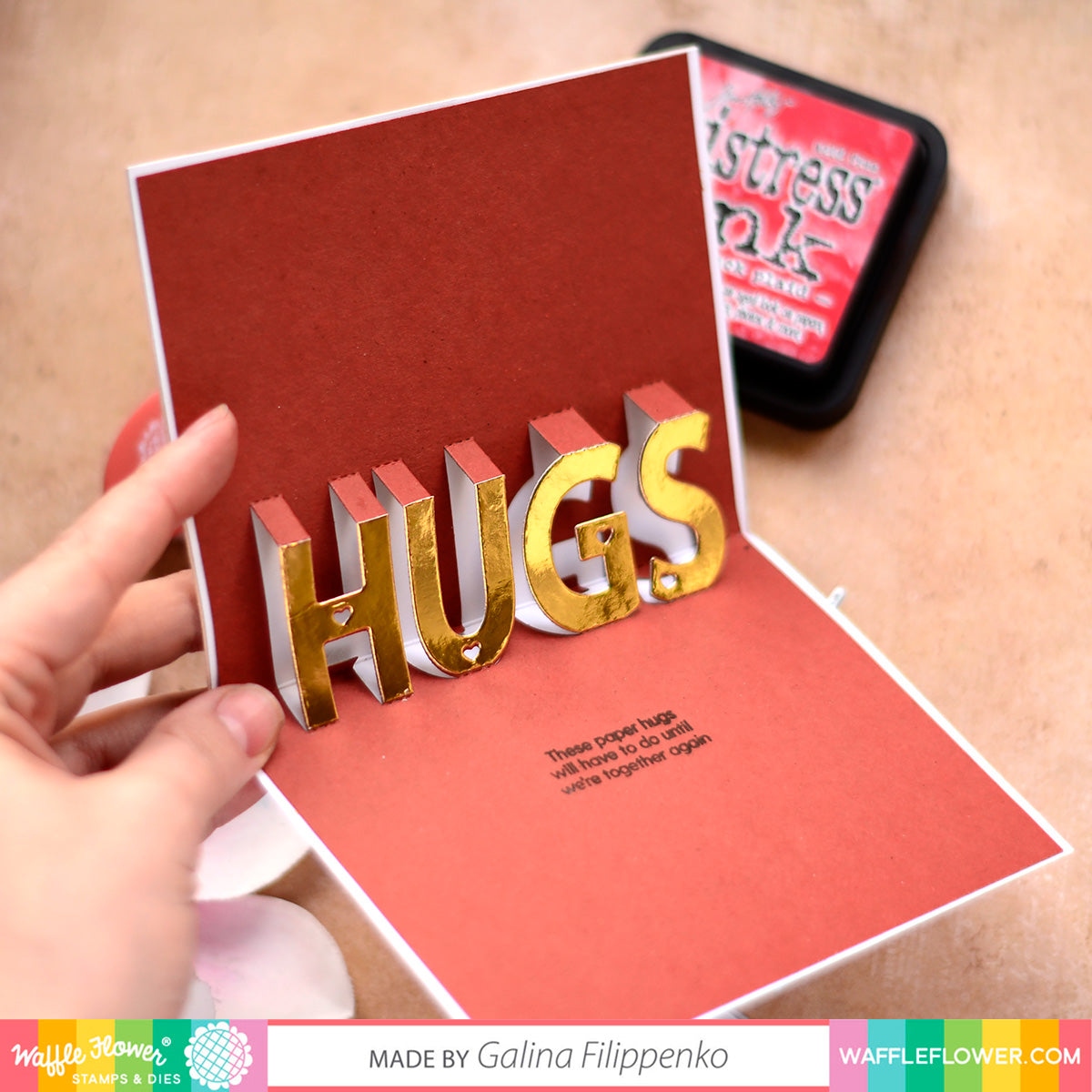 Inside Sentiments Hugs Stamp Set