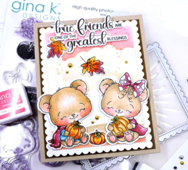 Autumn Bears Stamps