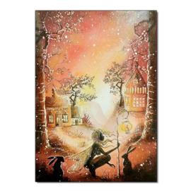 LAV015 Cherry Blossom Tree Stamp