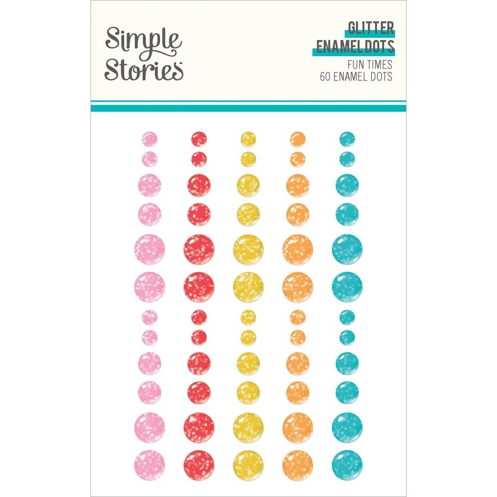 Fun Times Glitter Enamel Dots