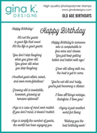Old Age Birthday Stamps