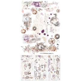 Echoes Of Time Rub-On Transfer Set 6"X12"