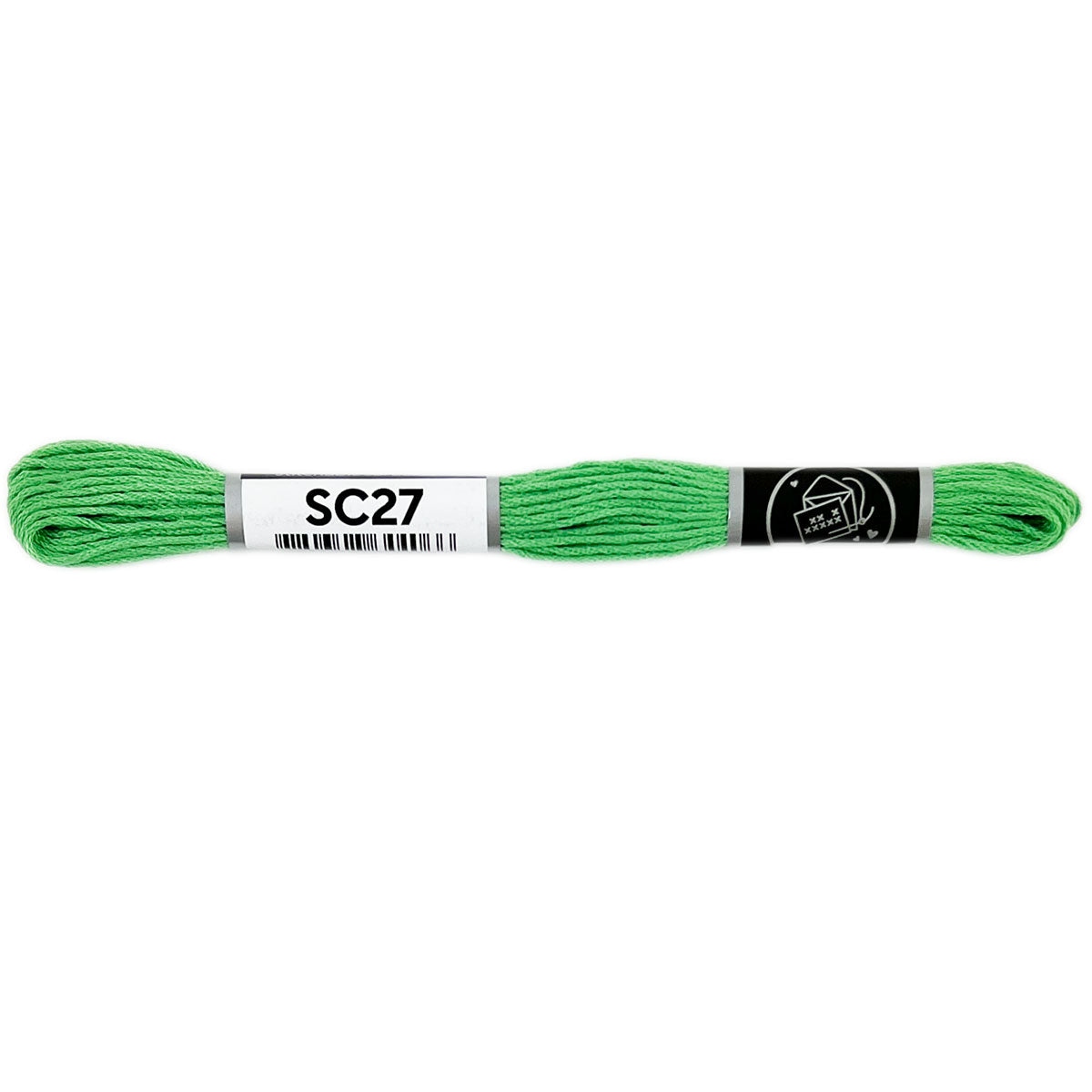 SC27 Embroidery Floss - Mid Emerald Green 5/pk