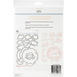 Floral Elements Clear Stamp Set 6"X8"