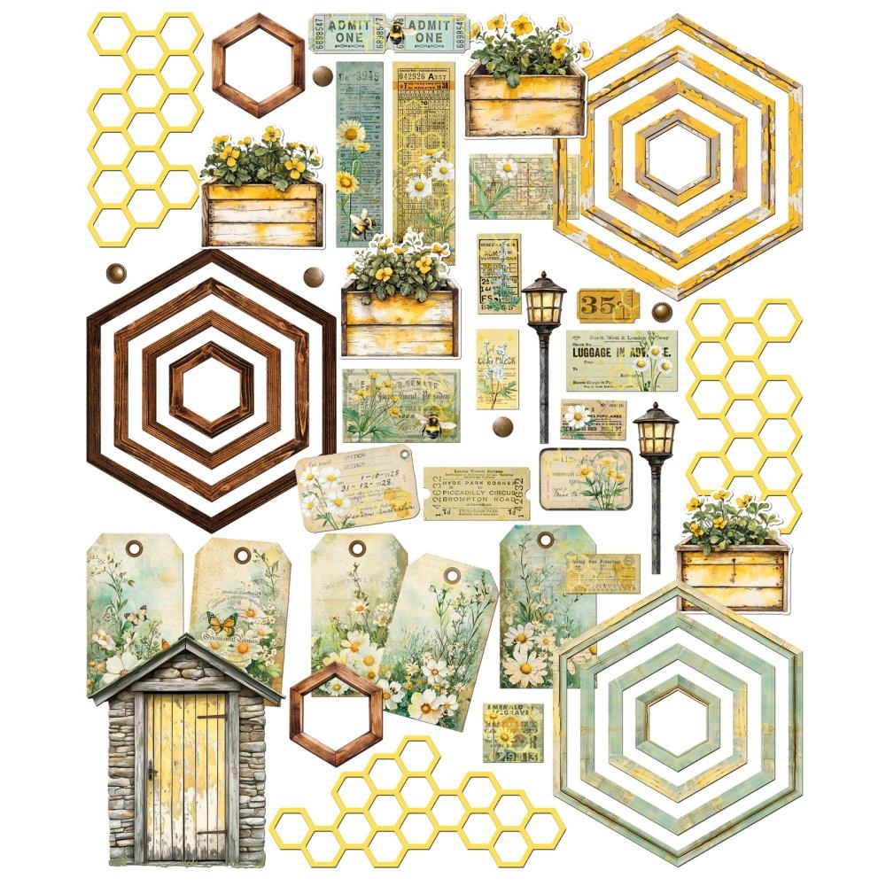 Botanical Buzz Die-Cuts Elements