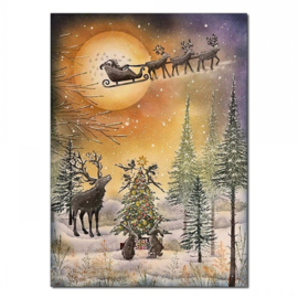 LAV020 Christmas Eve Stamp