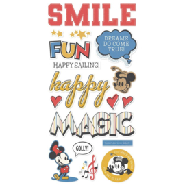 Say Cheese Classic Mouse Foam Stickers