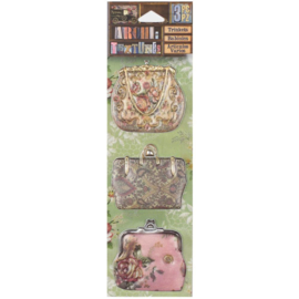 Architextures Trinkets Floral Fabric Pocketbooks